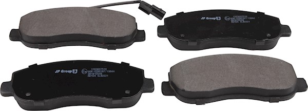JP GROUP Bremseklodser 1263607510 foraksel for OPEL GENERAL MOTORS NISSAN RENAULT