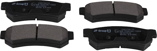 JP GROUP Bremseklodser 6363700110 bagaksel for CHEVROLET SUZUKI