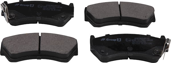 JP GROUP Bremseklodser 4063604610 foraksel for MAZDA NISSAN