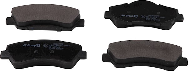 JP GROUP Bremseklodser 4163607710 foraksel for PEUGEOT