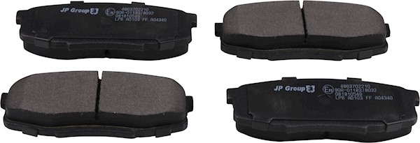 JP GROUP Bremseklodser 4863702210 bagaksel for TOYOTA LEXUS