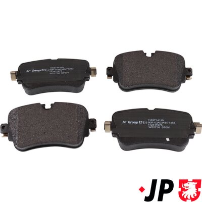 JP GROUP Bremseklodser 1163714110 bagaksel for VAG AUDI