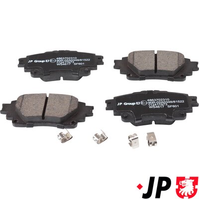 JP GROUP Bremseklodser 4863702310 bagaksel for SUZUKI TOYOTA LEXUS
