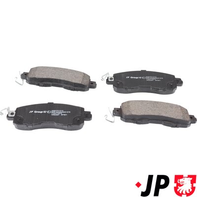 JP GROUP Bremseklodser 4063701210 bagaksel for MITSUBISHI NISSAN RENAULT ROVER SUZUKI