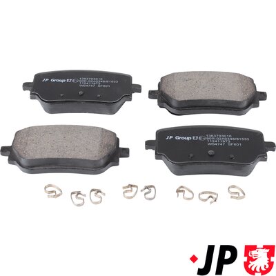 JP GROUP Bremseklodser 1363703010 bagaksel for MERCEDES-BENZ