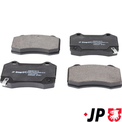 JP GROUP Bremseklodser 6563610410 bagaksel for CADILLAC CHRYSLER DODGE JEEP ROVER