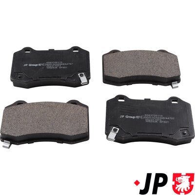 JP GROUP Bremseklodser 6563705110 bagaksel for TESLA