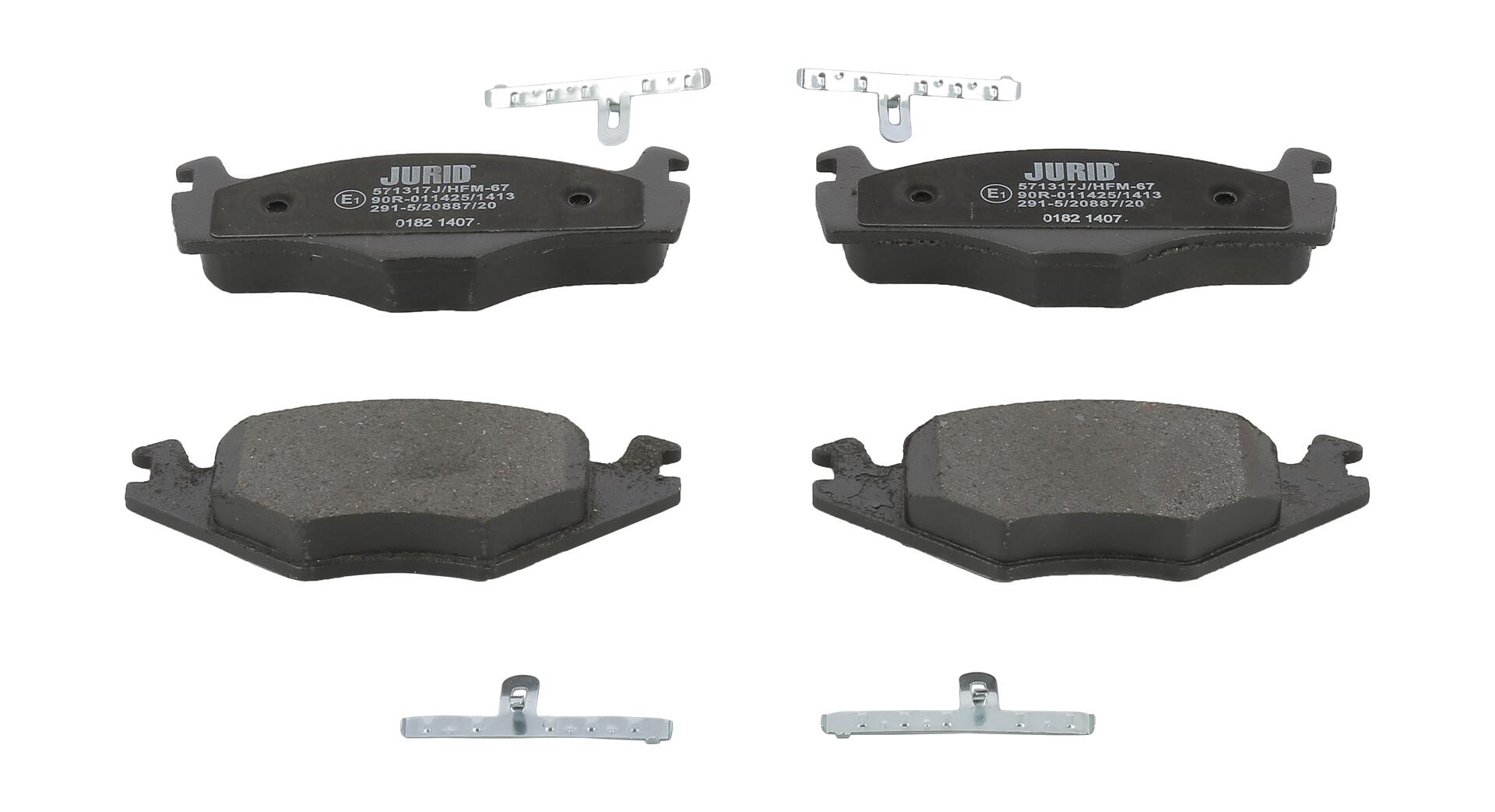 JURID Bremseklodser 571317j for VW