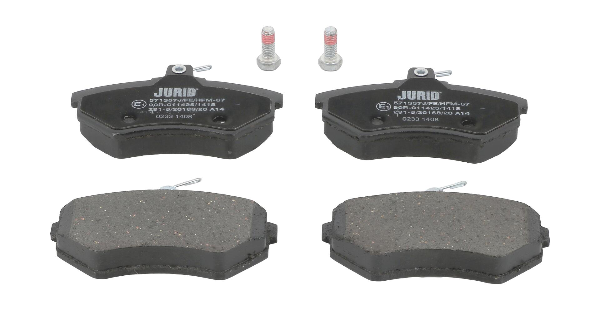 JURID Bremseklodser 571357j for VW AUDI