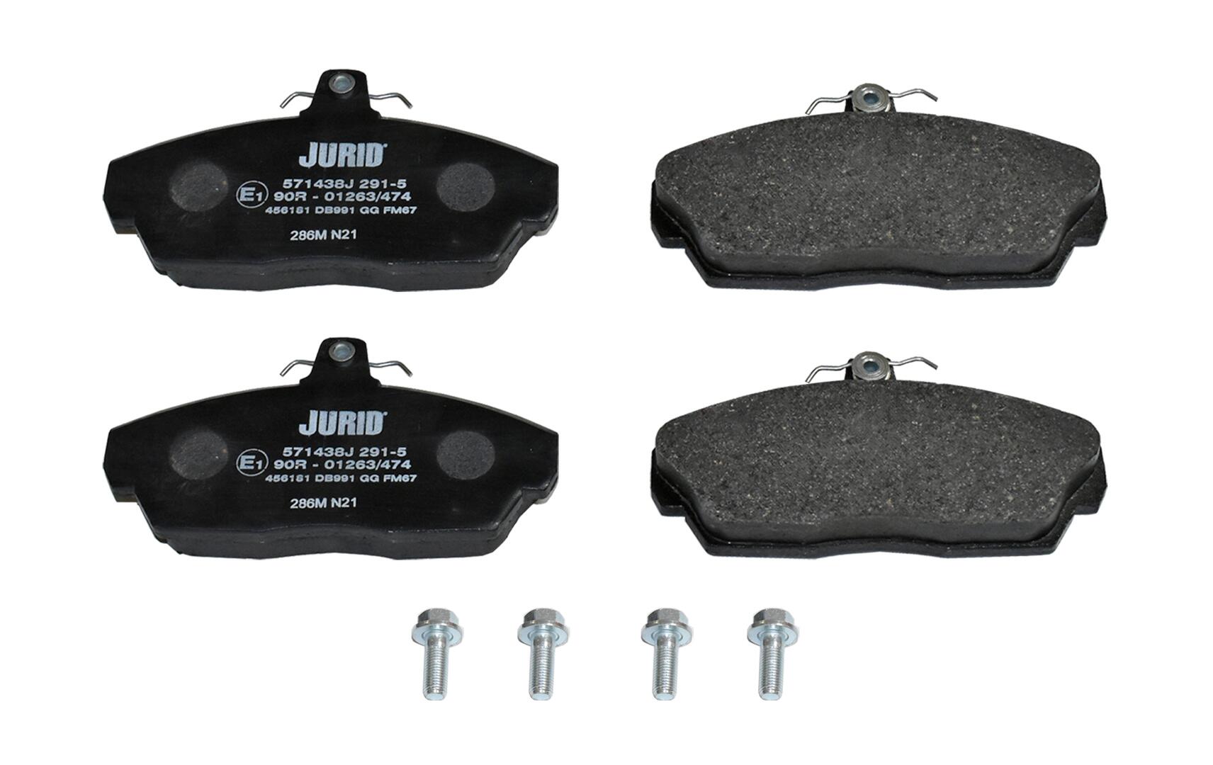 JURID Bremseklodser 571438j for MG LDV LOTUS ROVER HONDA