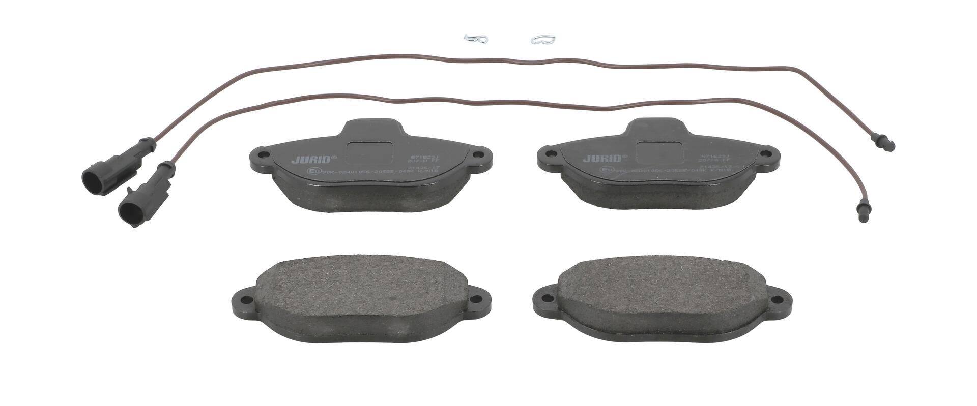 JURID Bremseklodser 571523j for FORD FIAT LANCIA