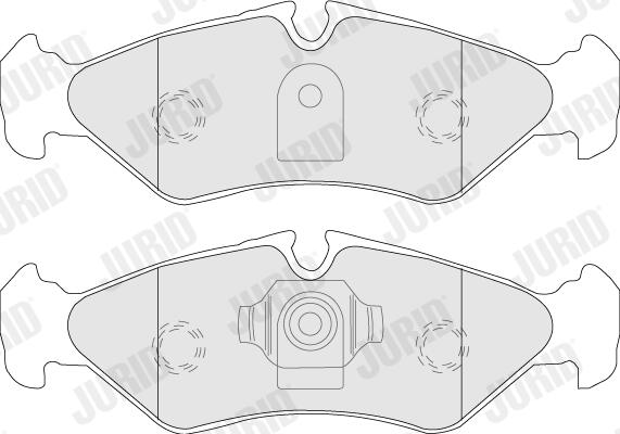 JURID Bremseklodser 571846j for MERCEDES-BENZ VW