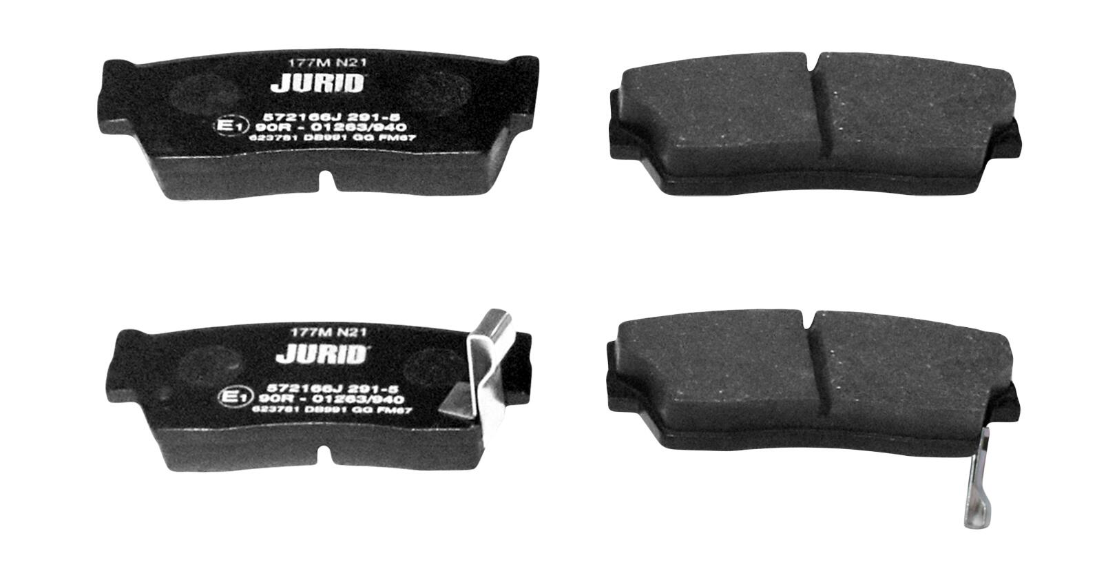 JURID Bremseklodser 572166j for SUZUKI
