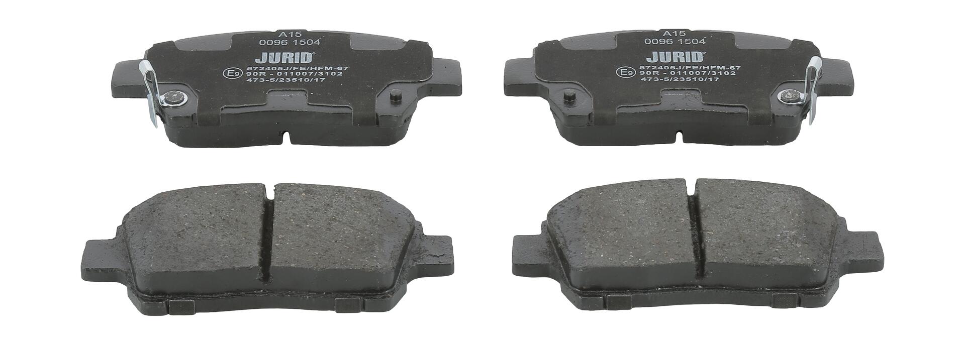 JURID Bremseklodser 572405j for TOYOTA