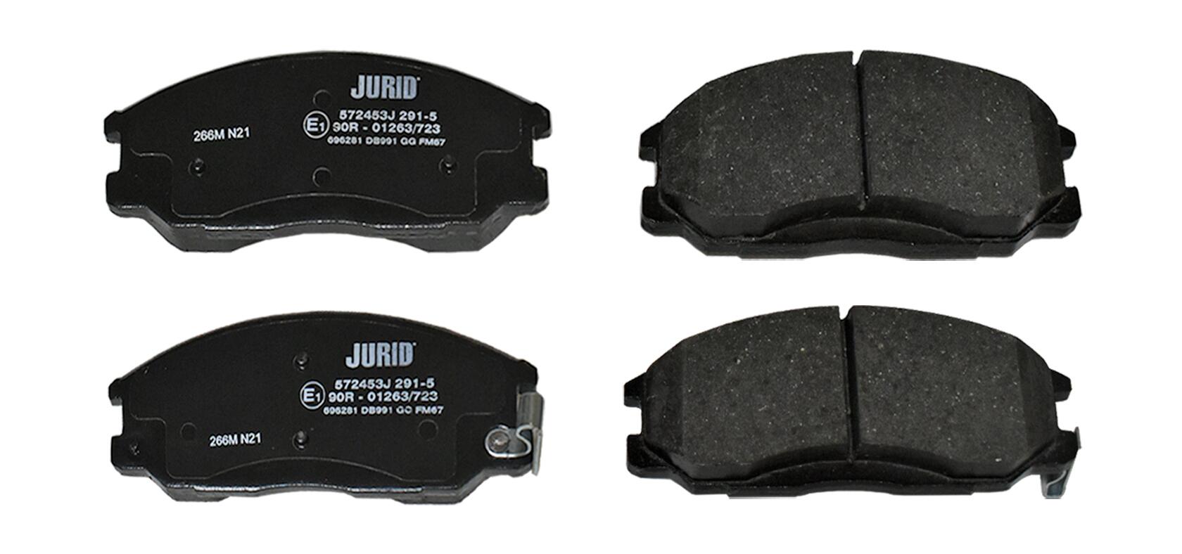 JURID Bremseklodser 572453j for HYUNDAI SSANGYONG