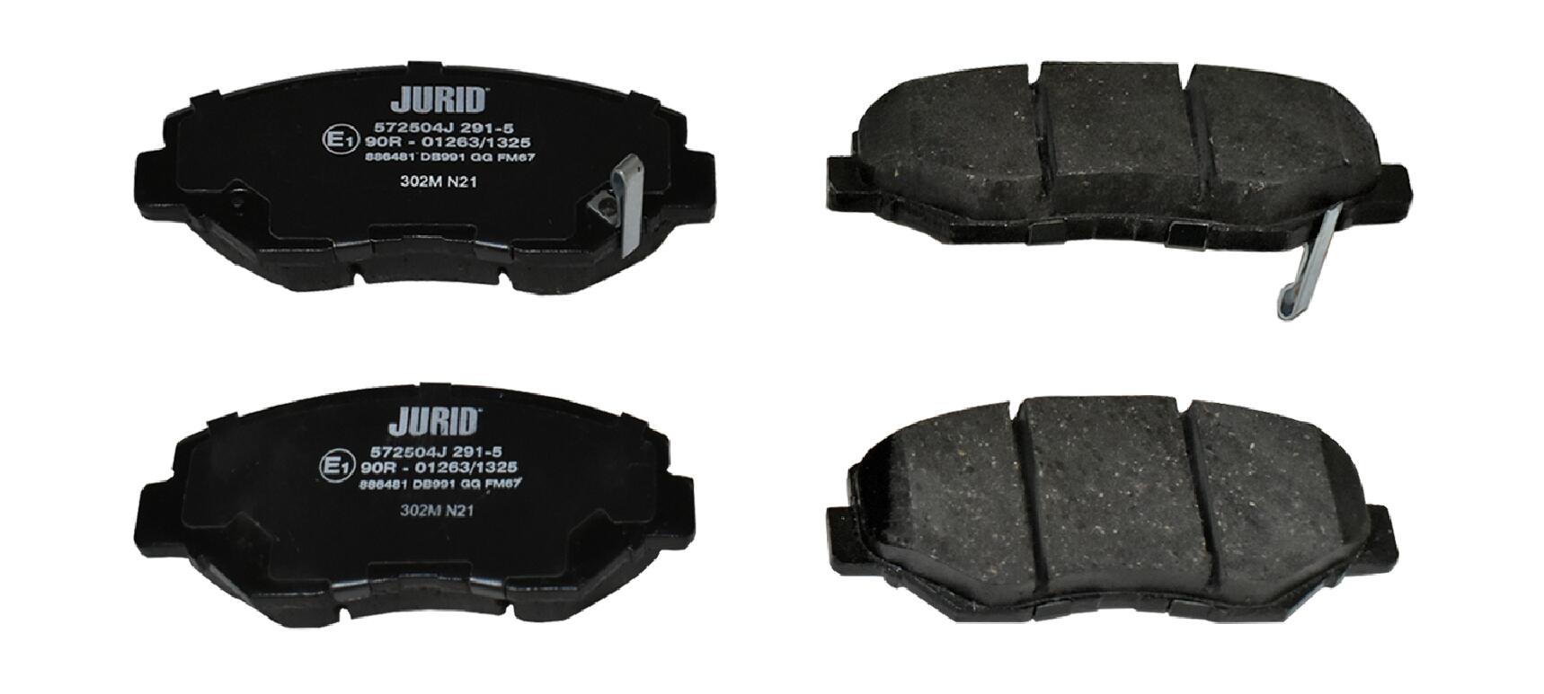 JURID Bremseklodser 572504j for HONDA