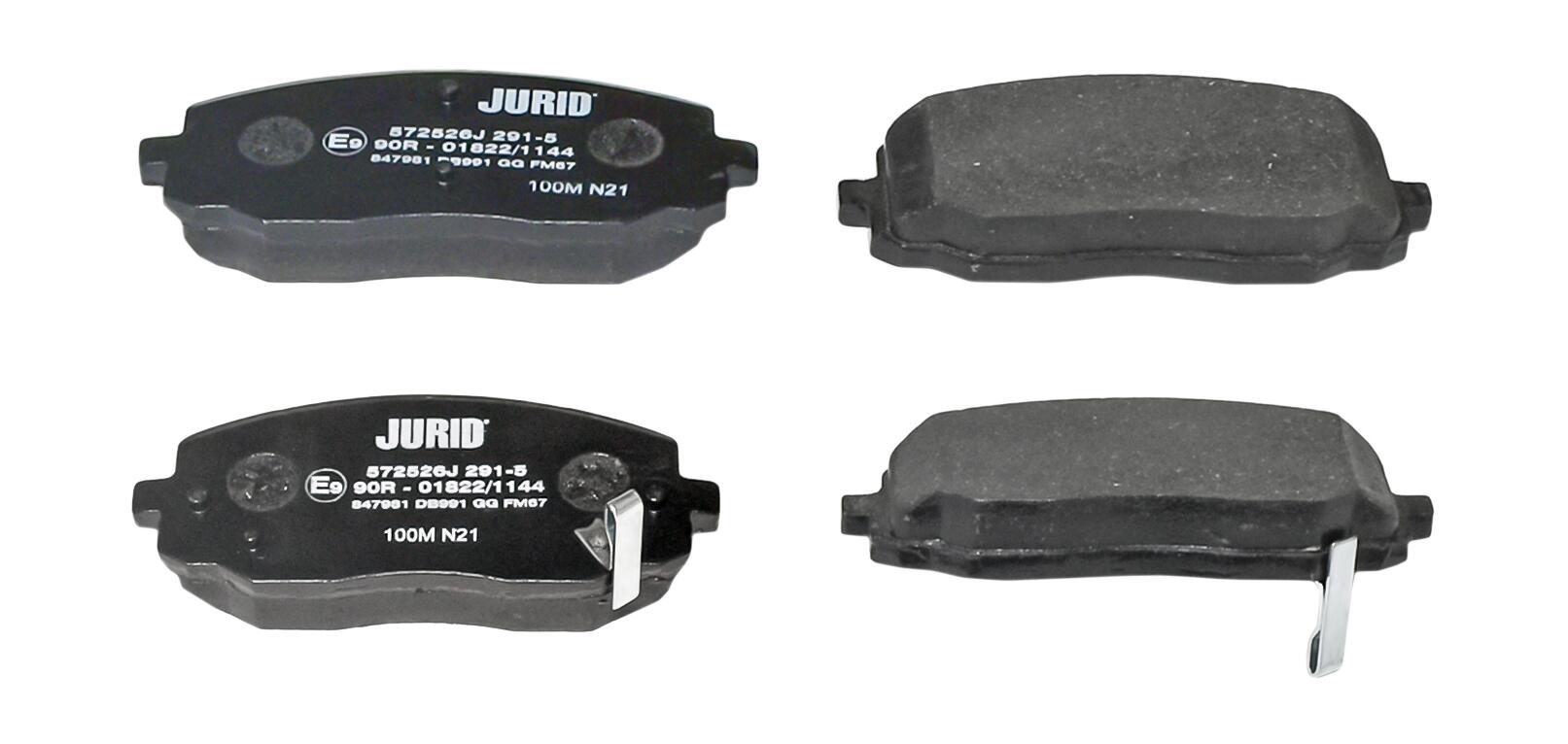 JURID Bremseklodser 572526j for HYUNDAI KIA