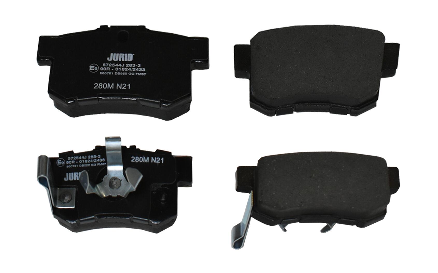JURID Bremseklodser 572544j for HONDA ACURA