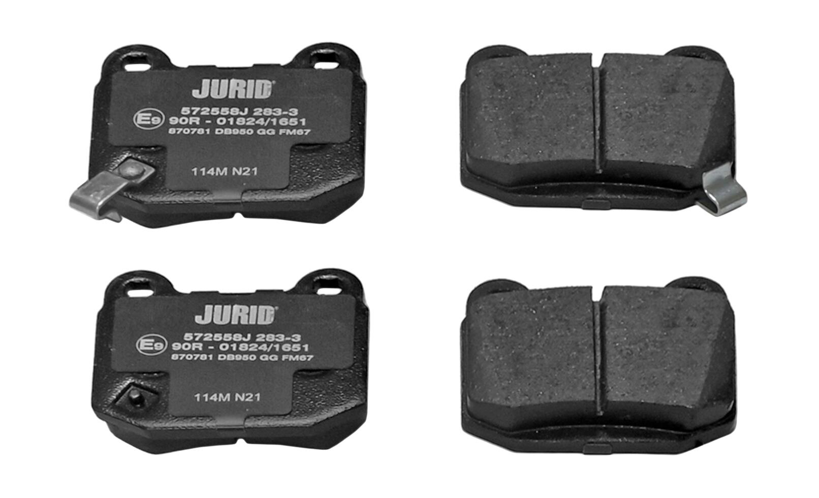 JURID Bremseklodser 572558j for MITSUBISHI NISSAN SUBARU