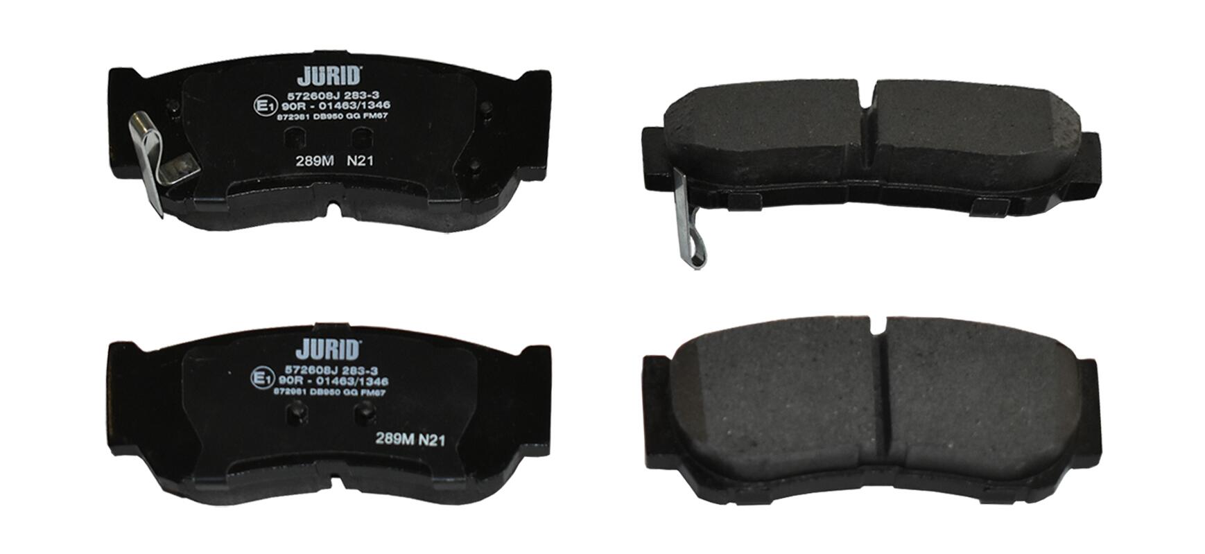 JURID Bremseklodser 572608j for HYUNDAI
