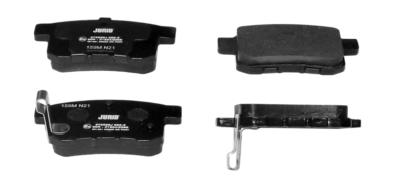 JURID Bremseklodser 572626j for HONDA ACURA