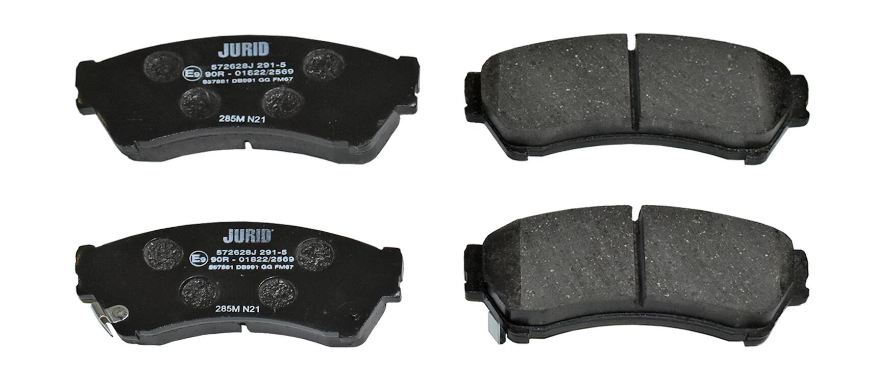 JURID Bremseklodser 572628j for MAZDA