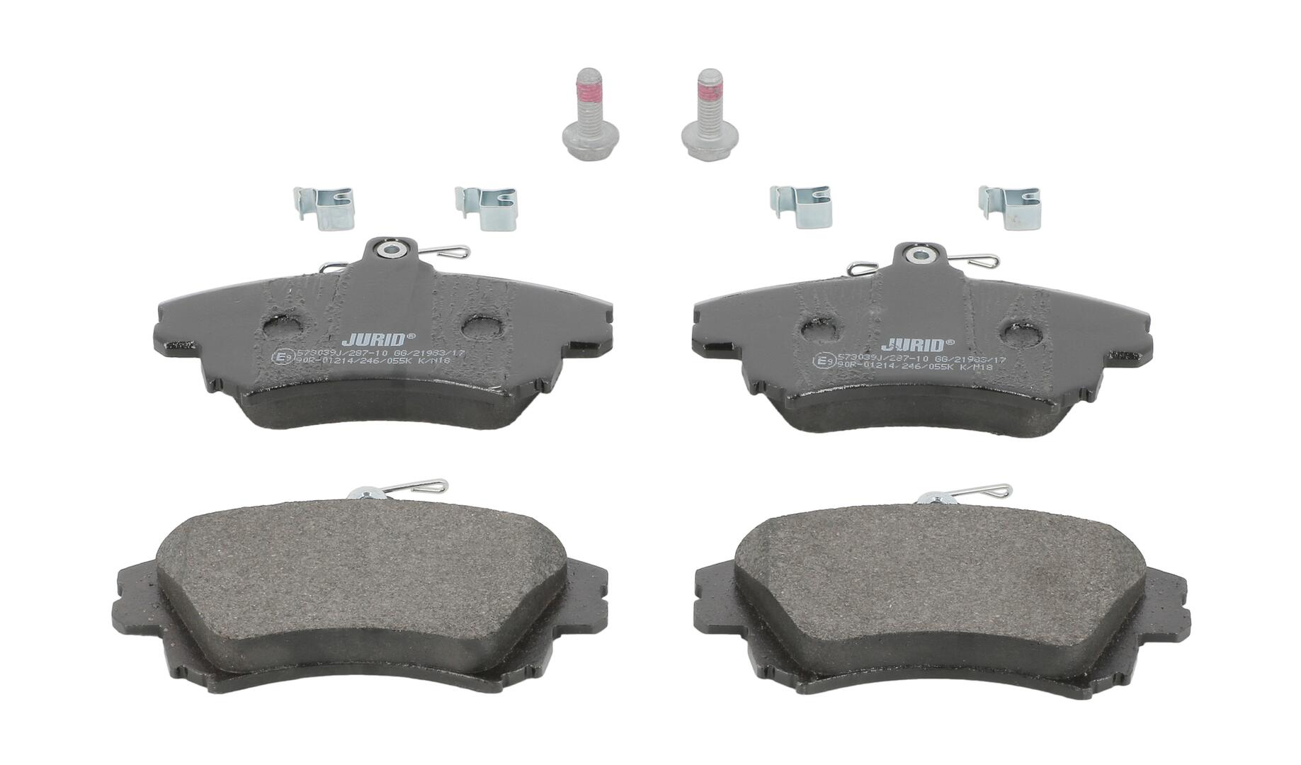JURID Bremseklodser 573039j for VOLVO MITSUBISHI SMART