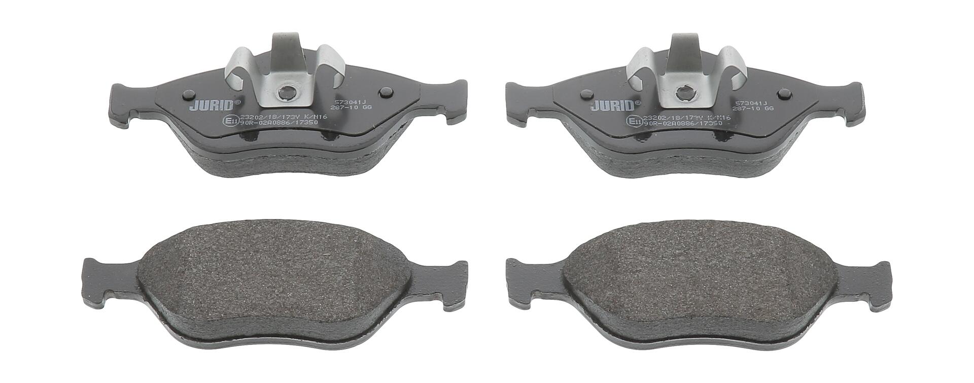 JURID Bremseklodser 573041j for FORD MAZDA