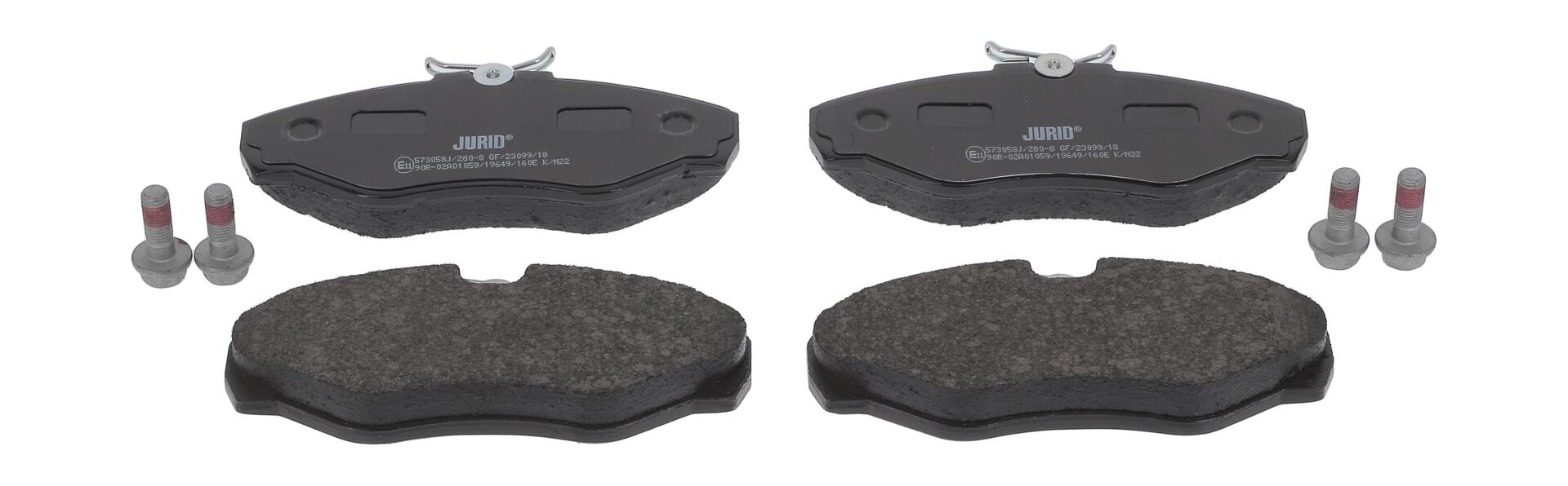 JURID Bremseklodser 573058j for OPEL VAUXHALL NISSAN RENAULT