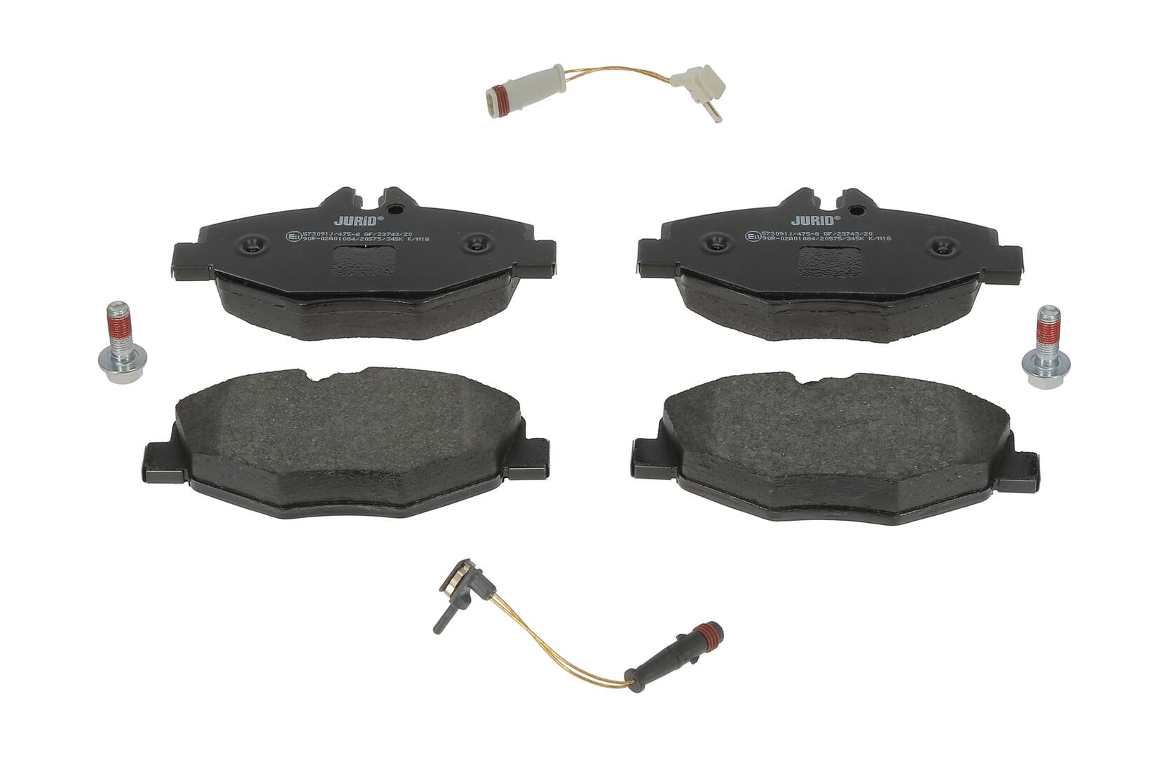 JURID Bremseklodser 573091j for MERCEDES-BENZ