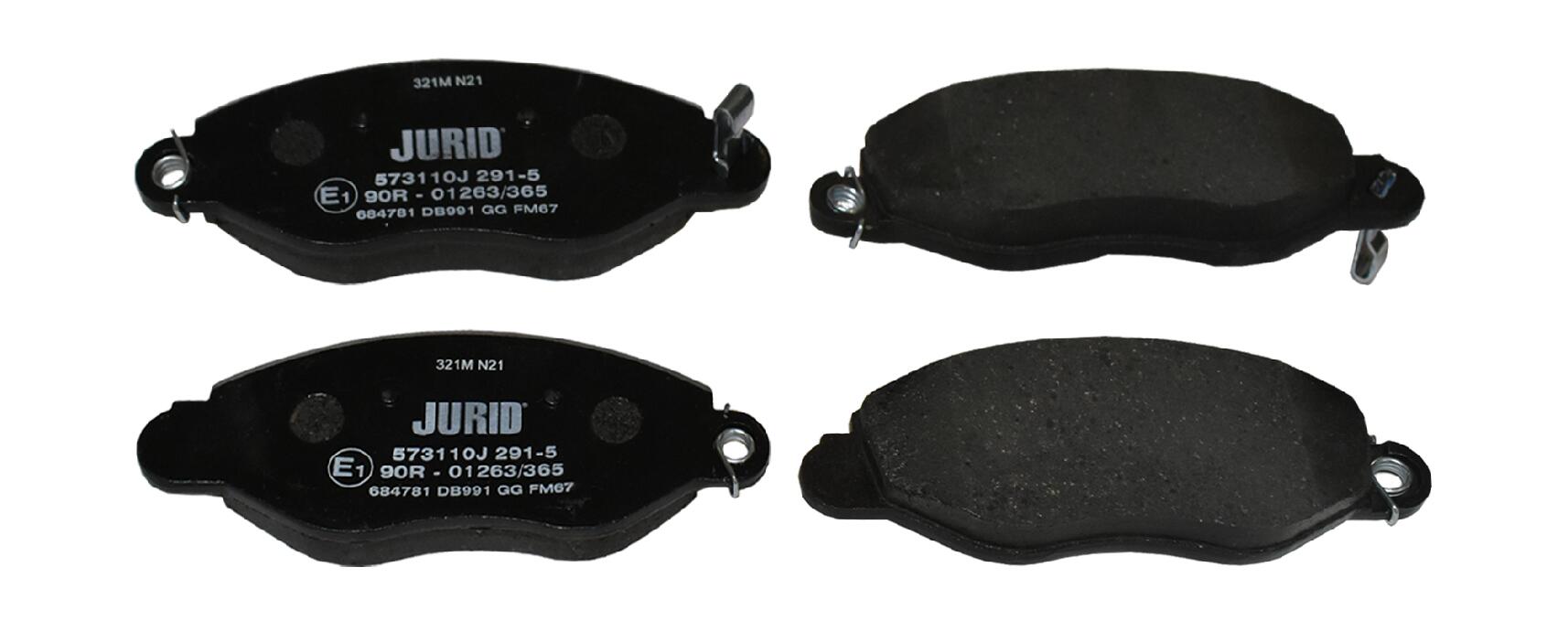 JURID Bremseklodser 573110j for FORD