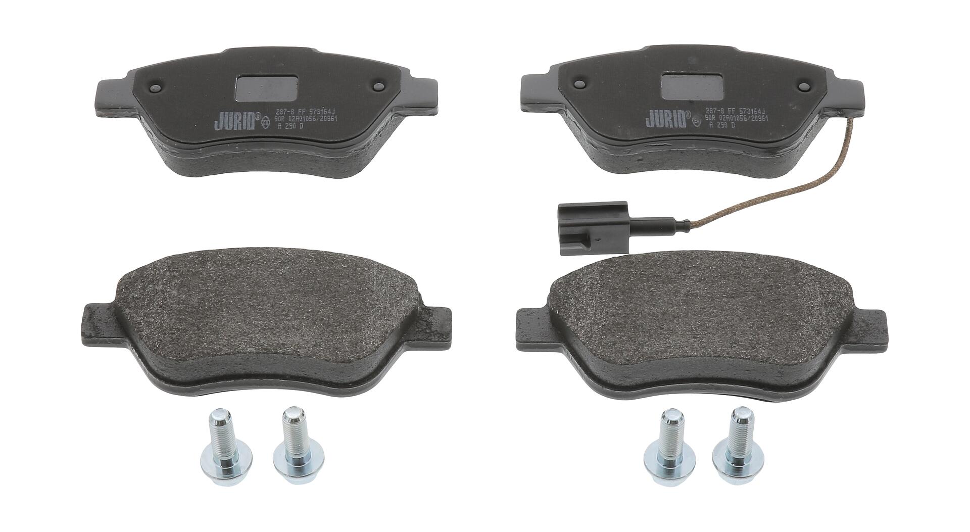 JURID Bremseklodser 573164j for FIAT LANCIA ALFA ROMEO