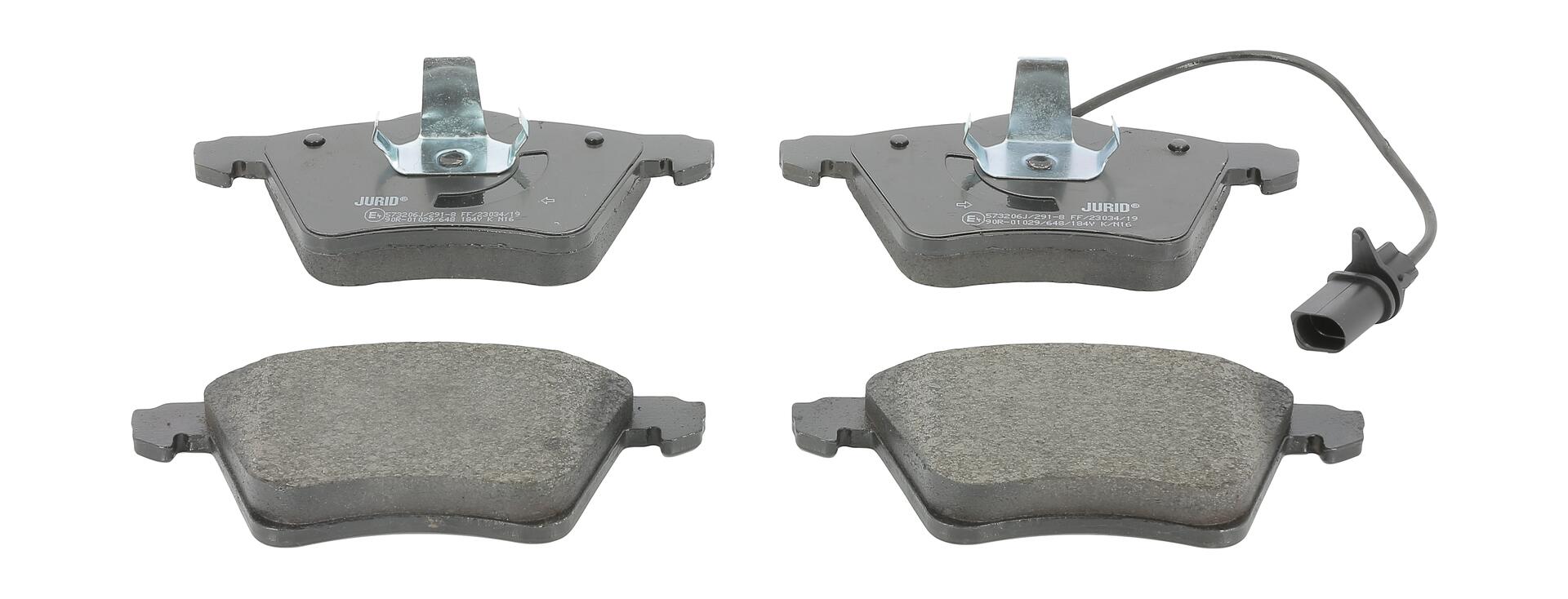 JURID Bremseklodser 573206j for FORD VW
