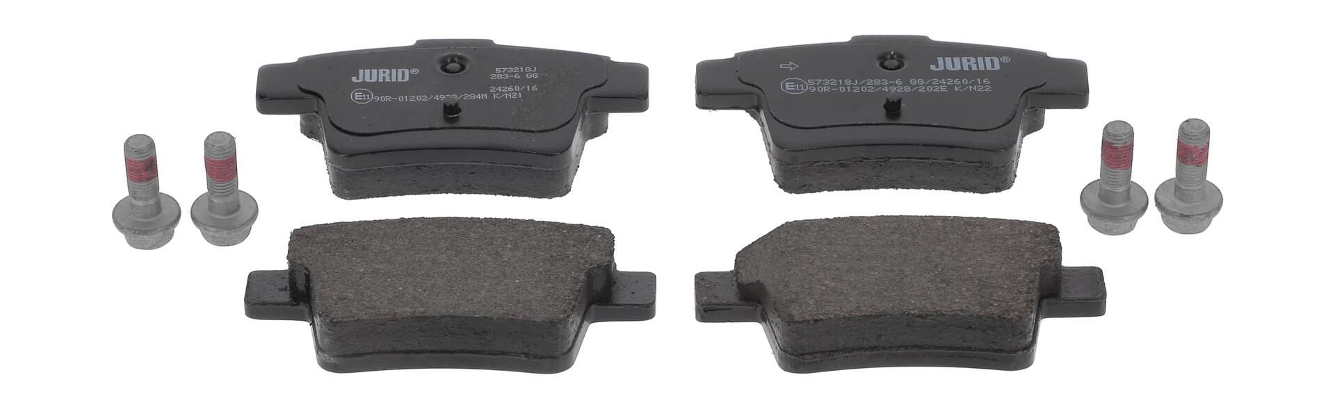 JURID Bremseklodser 573218j for FORD EMGRAND JAGUAR