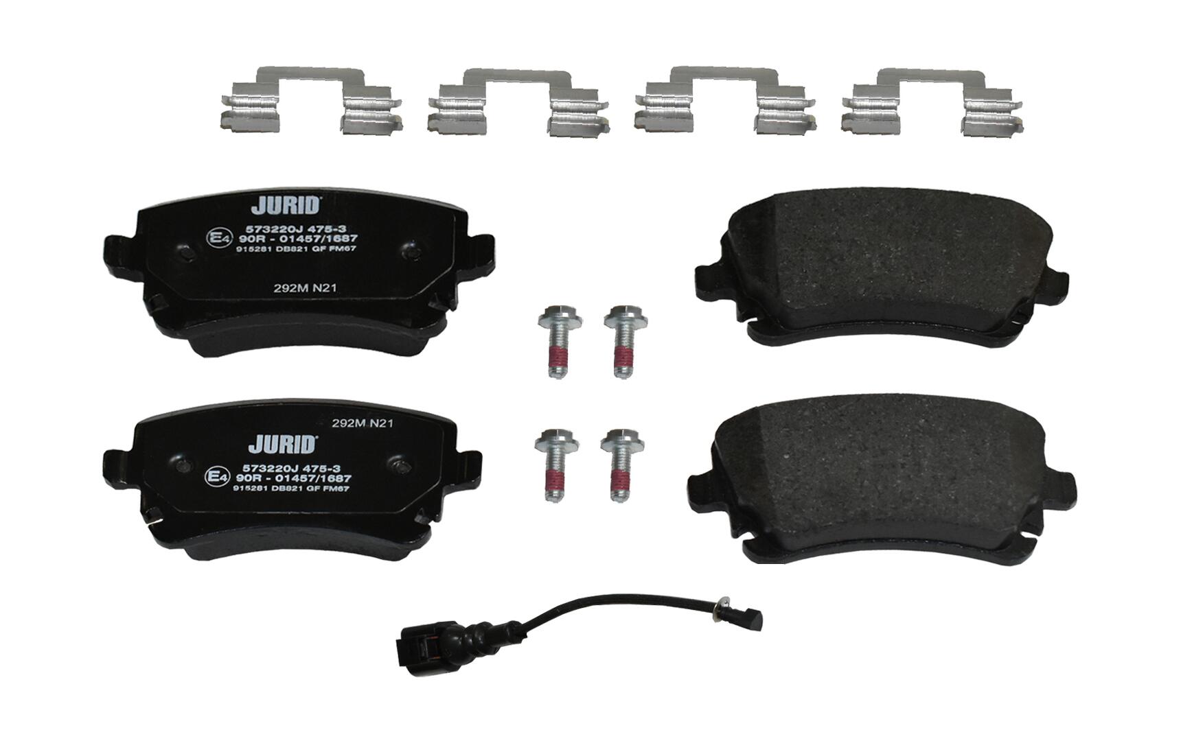 JURID Bremseklodser 573220j for VW