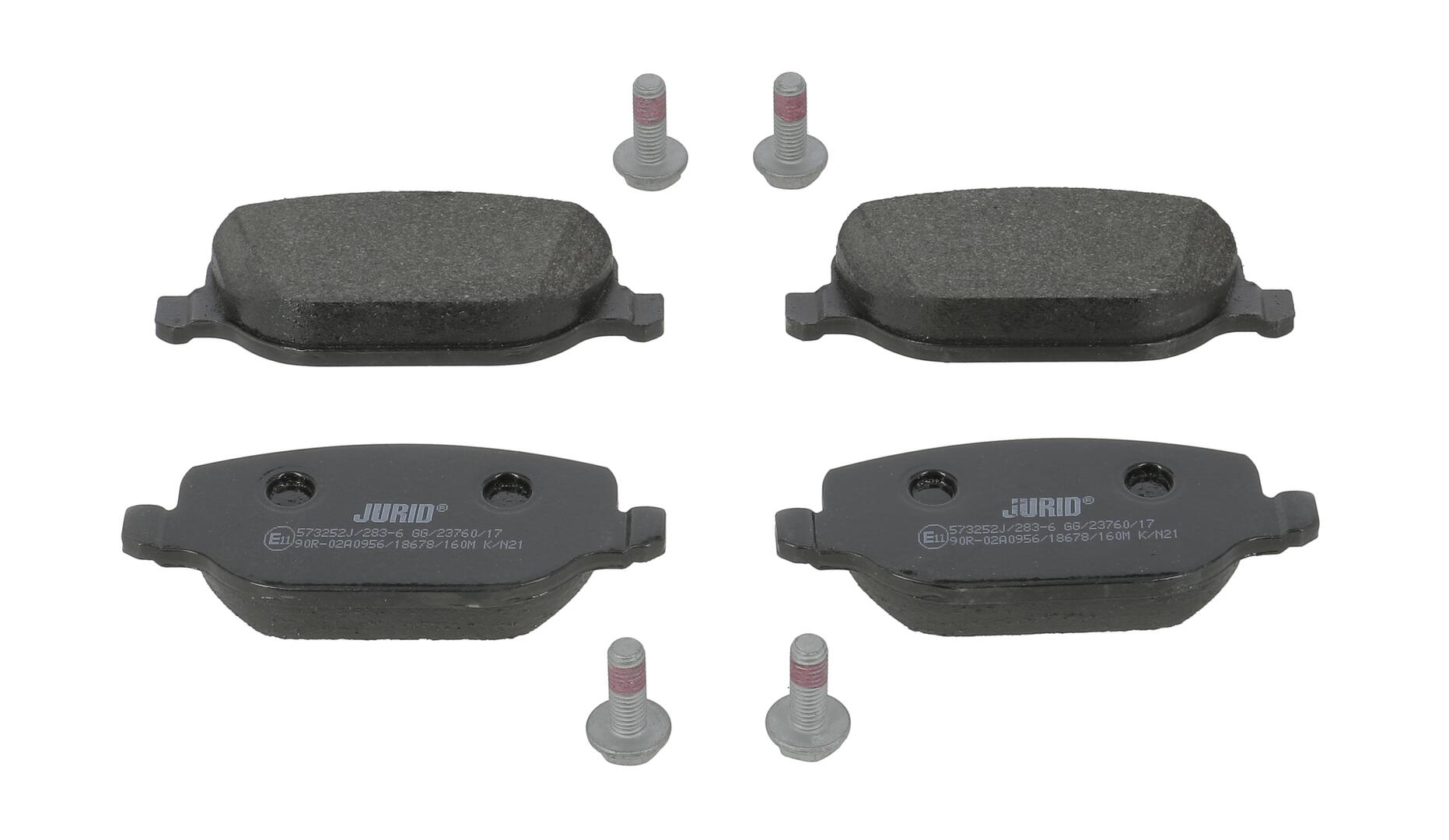 JURID Bremseklodser 573252j for FIAT ALFA ROMEO LANCIA