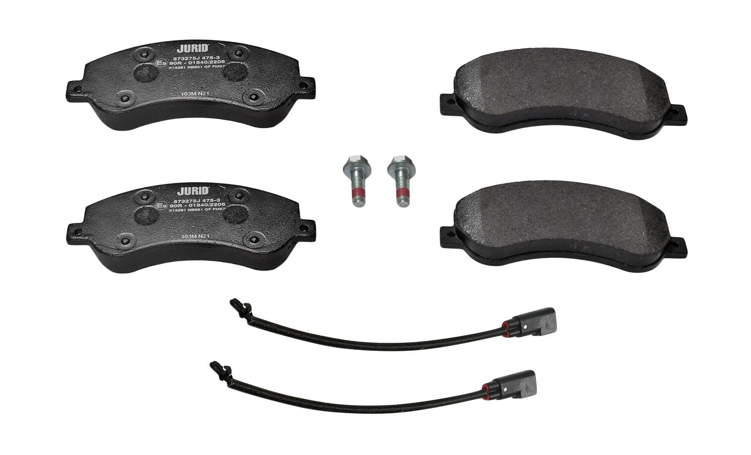 JURID Bremseklodser 573275j for FORD VW