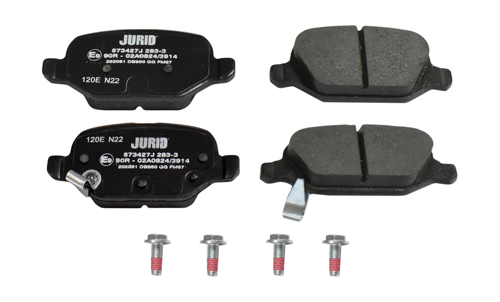 JURID Bremseklodser 573427j for FIAT CHRYSLER