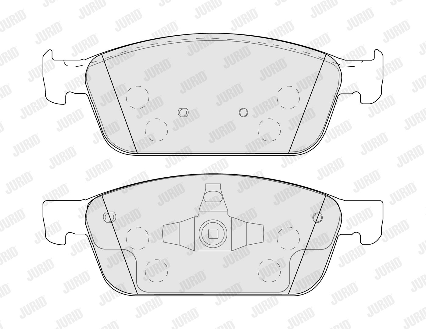 JURID Bremseklodser 573460j for FORD