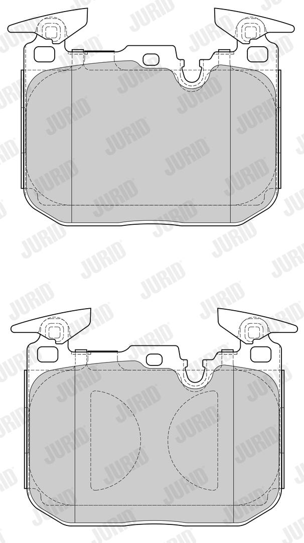 JURID Bremseklodser 573602j for BMW