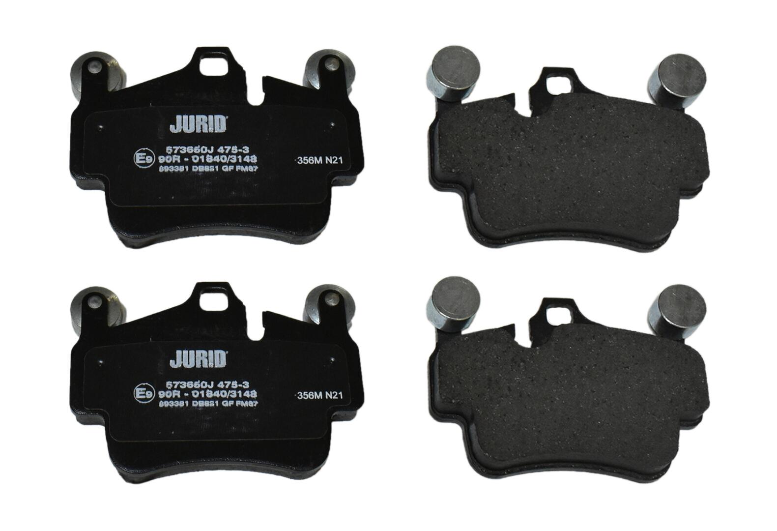 JURID Bremseklodser 573650j for PORSCHE