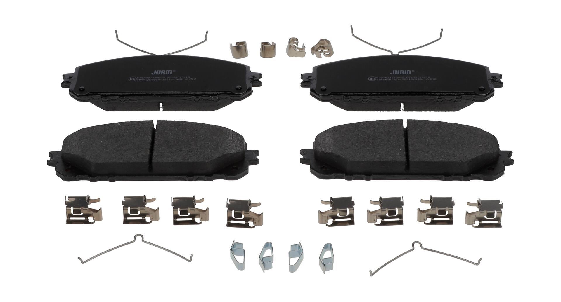 JURID Bremseklodser 573703j for JEEP