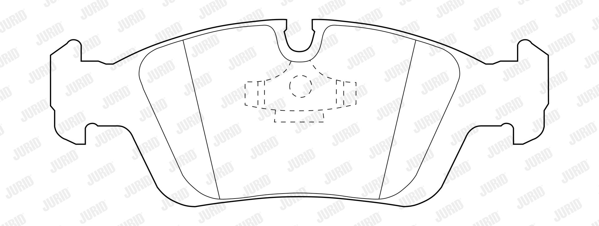 JURID Bremseklodser 573710j for BMW