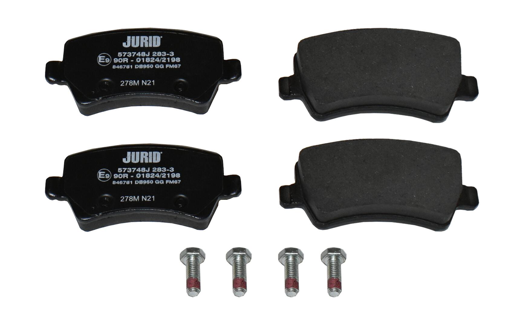 JURID Bremseklodser 573748j for FORD VOLVO LAND ROVER