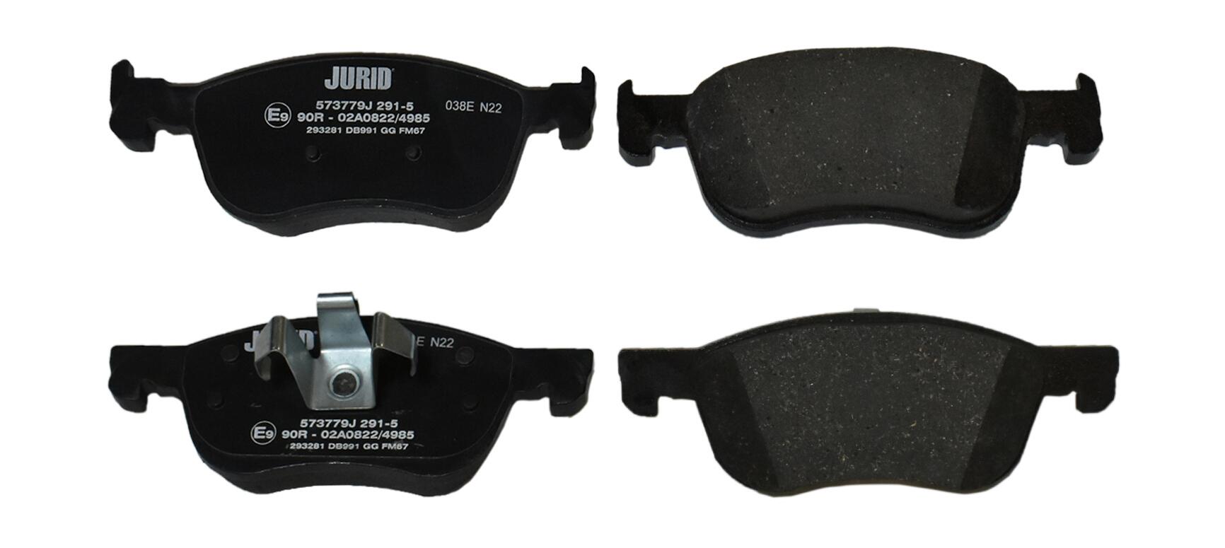 JURID Bremseklodser 573779j for FORD
