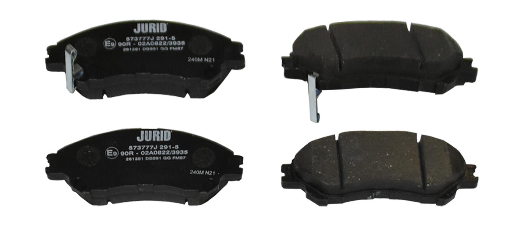 JURID Bremseklodser 573777j for SUZUKI