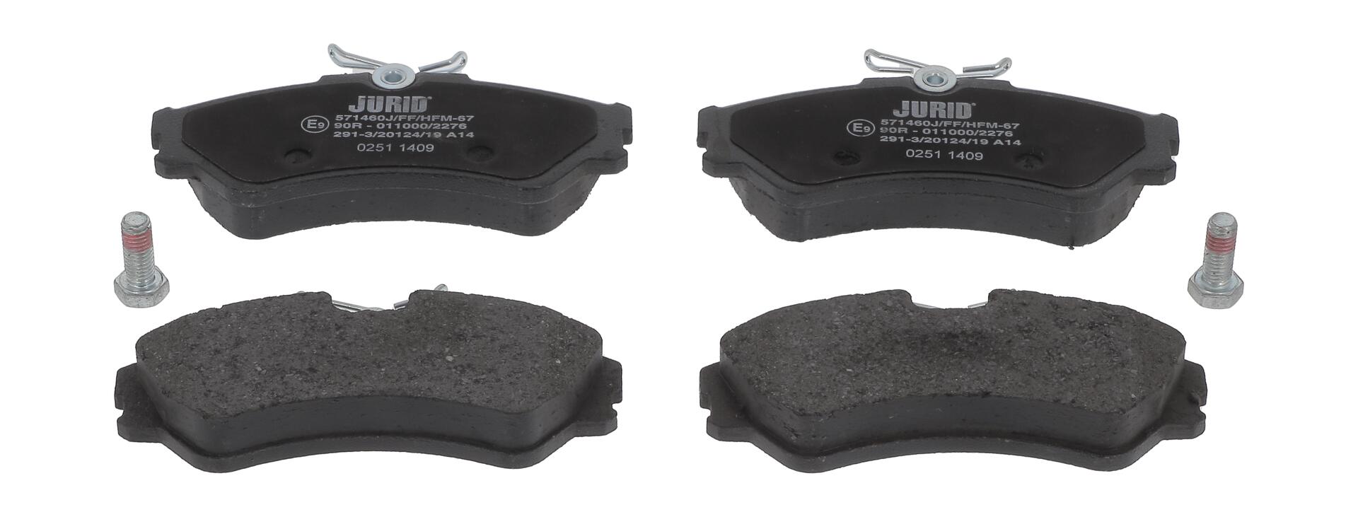 JURID Bremseklodser 571460j for VW