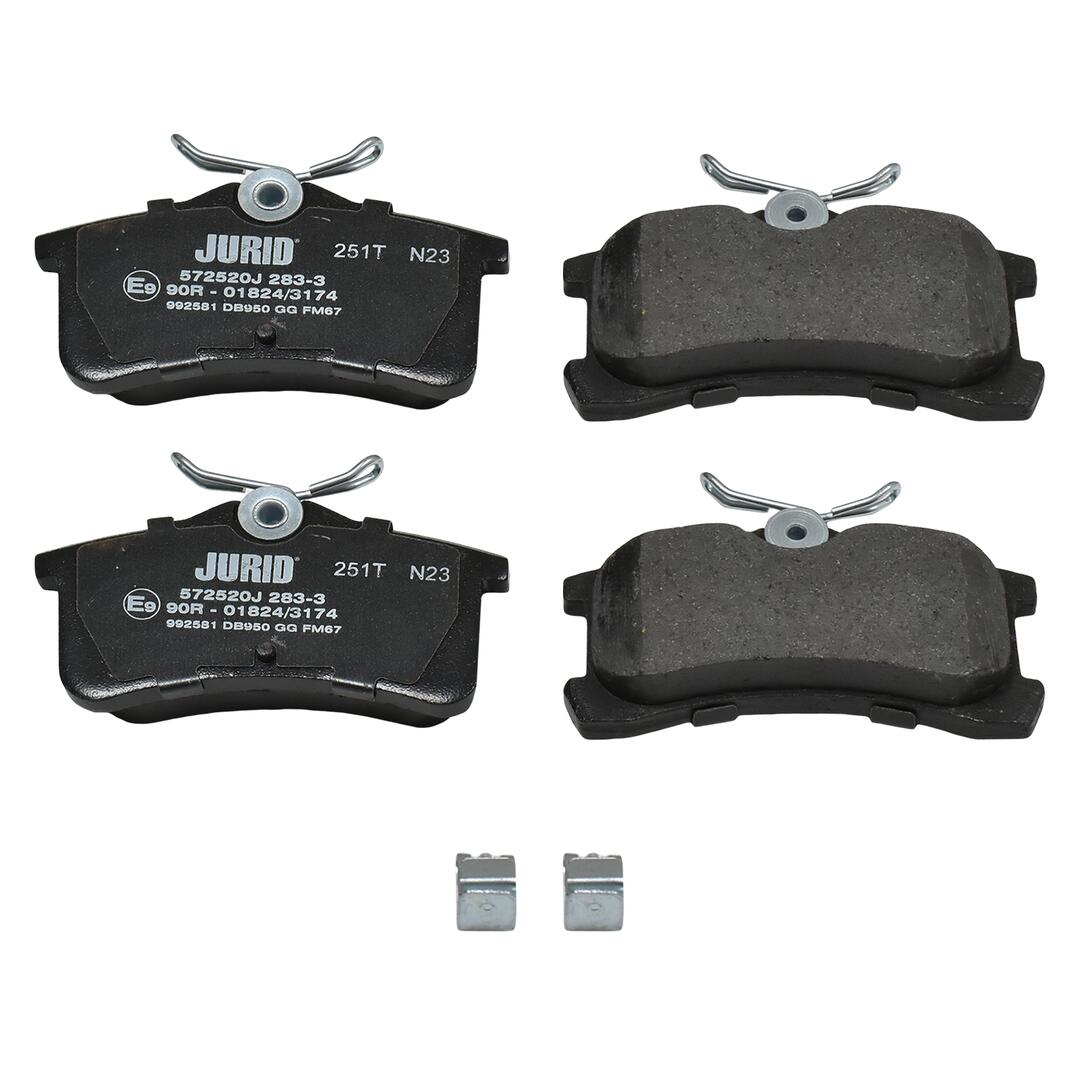 JURID Bremseklodser 572520j for TOYOTA
