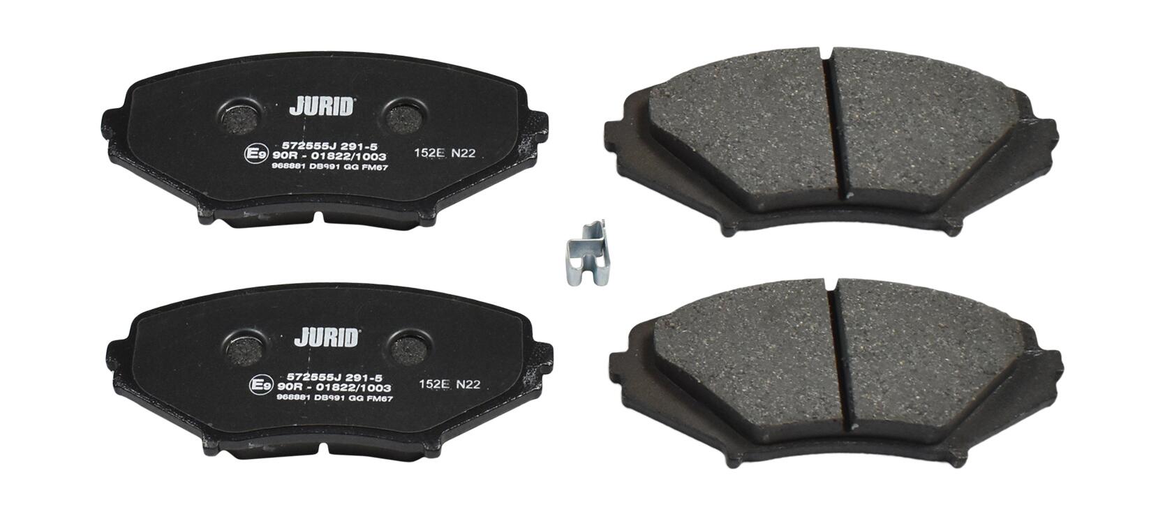 JURID Bremseklodser 572555j for MAZDA