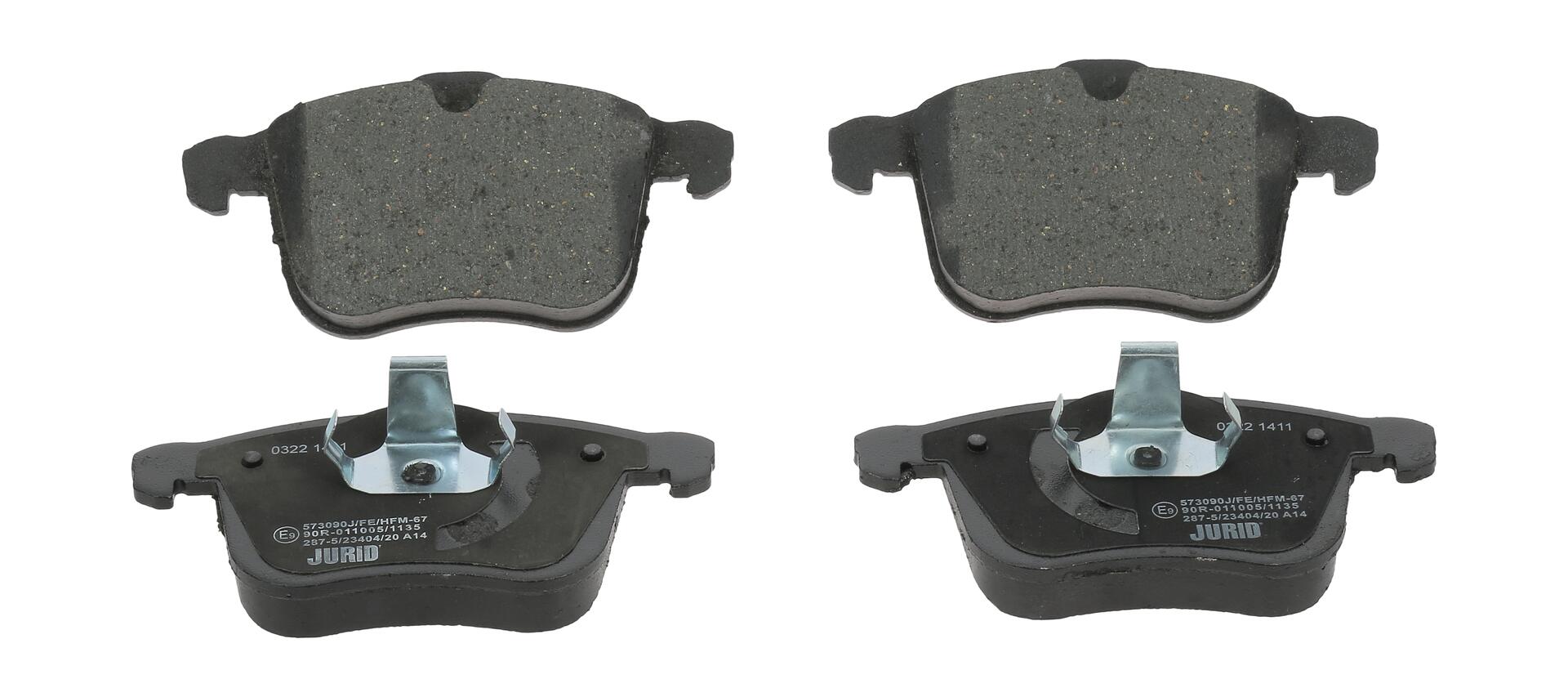 JURID Bremseklodser 573090j for OPEL VAUXHALL SAAB